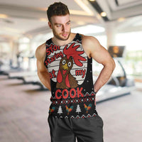 Chicken Stop Christmas Men Tank Top Xmas Holiday Patterns - Wonder Print Shop