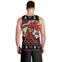 Chicken Stop Christmas Men Tank Top Xmas Holiday Patterns - Wonder Print Shop