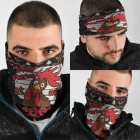 Chicken Stop Christmas Neck Gaiter Xmas Holiday Patterns - Wonder Print Shop