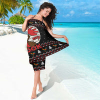 Chicken Stop Christmas Sarong Xmas Holiday Patterns - Wonder Print Shop