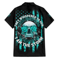 I Am The Storm Skul Hawaiian Shirt - Wonder Print Shop
