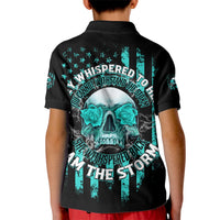 I Am The Storm Skul Kid Polo Shirt - Wonder Print Shop