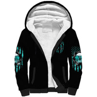 I Am The Storm Skul Sherpa Hoodie - Wonder Print Shop