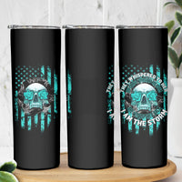 I Am The Storm Skul Skinny Tumbler - Wonder Print Shop