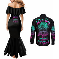 i-can-buy-myself-flowers-smoke-rose-skull-couples-matching-mermaid-dress-and-long-sleeve-button-shirt