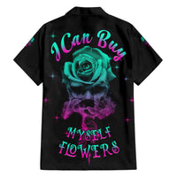 I Can Buy Myself Flowers Smoke Rose Skull Hawaiian Shirt - Wonder Print Shop