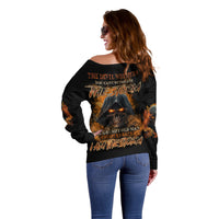 I Am The Storm Grumpy Old Man Off Shoulder Sweater - Wonder Print Shop