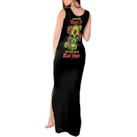 Warning This Tattooed Girl Flower Sugar Skull Tank Maxi Dress - Wonder Print Shop