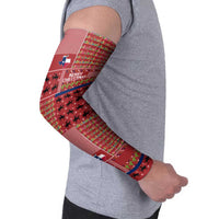 Texas Map Merry Christmas Arm Sleeves Xmas Holiday Patterns - Wonder Print Shop