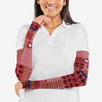 Texas Map Merry Christmas Arm Sleeves Xmas Holiday Patterns - Wonder Print Shop