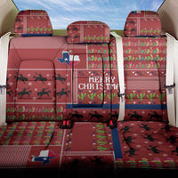 Texas Map Merry Christmas Back Car Seat Cover Xmas Holiday Patterns - Wonder Print Shop