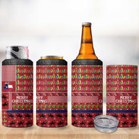 Texas Map Merry Christmas 4 in 1 Can Cooler Tumbler Xmas Holiday Patterns - Wonder Print Shop