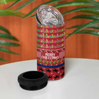 Texas Map Merry Christmas 4 in 1 Can Cooler Tumbler Xmas Holiday Patterns - Wonder Print Shop