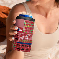 Texas Map Merry Christmas 4 in 1 Can Cooler Tumbler Xmas Holiday Patterns - Wonder Print Shop