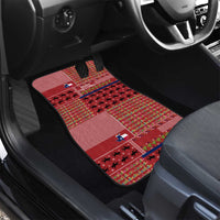 Texas Map Merry Christmas Car Mats Xmas Holiday Patterns - Wonder Print Shop