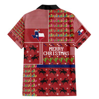 Texas Map Merry Christmas Family Matching Mermaid Dress and Hawaiian Shirt Xmas Holiday Patterns - Wonder Print Shop