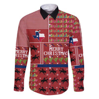 Texas Map Merry Christmas Family Matching Puletasi and Hawaiian Shirt Xmas Holiday Patterns - Wonder Print Shop