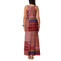 Texas Map Merry Christmas Family Matching Tank Maxi Dress and Hawaiian Shirt Xmas Holiday Patterns - Wonder Print Shop