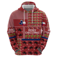 Texas Map Merry Christmas Hoodie Xmas Holiday Patterns - Wonder Print Shop