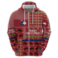 Texas Map Merry Christmas Hoodie Xmas Holiday Patterns - Wonder Print Shop