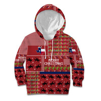 Texas Map Merry Christmas Kid Hoodie Xmas Holiday Patterns - Wonder Print Shop