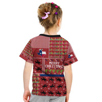 Texas Map Merry Christmas Kid T Shirt Xmas Holiday Patterns - Wonder Print Shop
