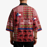 Texas Map Merry Christmas Kimono Xmas Holiday Patterns - Wonder Print Shop