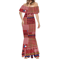 Texas Map Merry Christmas Mermaid Dress Xmas Holiday Patterns - Wonder Print Shop