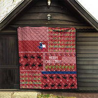 Texas Map Merry Christmas Quilt Xmas Holiday Patterns - Wonder Print Shop