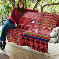 Texas Map Merry Christmas Quilt Xmas Holiday Patterns - Wonder Print Shop