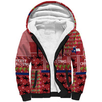 Texas Map Merry Christmas Sherpa Hoodie Xmas Holiday Patterns - Wonder Print Shop