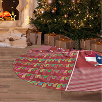 Texas Map Merry Christmas Tree Skirt Xmas Holiday Patterns - Wonder Print Shop