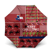 Texas Map Merry Christmas Umbrella Xmas Holiday Patterns - Wonder Print Shop