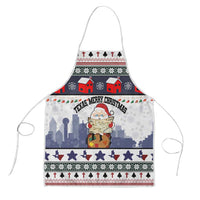 Texas Santa Christmas Apron Xmas Holiday Patterns - Wonder Print Shop