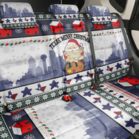 Texas Santa Christmas Back Car Seat Cover Xmas Holiday Patterns - Wonder Print Shop