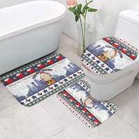 Texas Santa Christmas Bathroom Set Xmas Holiday Patterns - Wonder Print Shop