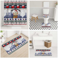 Texas Santa Christmas Bathroom Set Xmas Holiday Patterns - Wonder Print Shop