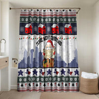 Texas Santa Christmas Bathroom Set Xmas Holiday Patterns - Wonder Print Shop