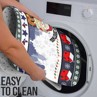 Texas Santa Christmas Bathroom Set Xmas Holiday Patterns - Wonder Print Shop