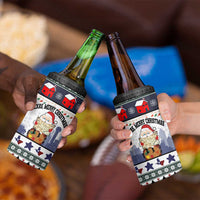 Texas Santa Christmas 4 in 1 Can Cooler Tumbler Xmas Holiday Patterns - Wonder Print Shop