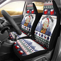 Texas Santa Christmas Car Seat Cover Xmas Holiday Patterns - Wonder Print Shop