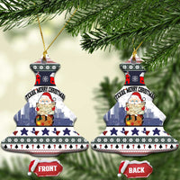 Texas Santa Christmas Ceramic Ornament Xmas Holiday Patterns - Wonder Print Shop