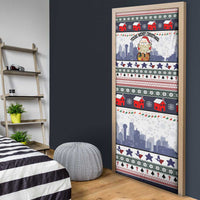 Texas Santa Christmas Door Cover Xmas Holiday Patterns - Wonder Print Shop