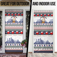 Texas Santa Christmas Door Cover Xmas Holiday Patterns - Wonder Print Shop