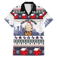 Texas Santa Christmas Family Matching Mermaid Dress and Hawaiian Shirt Xmas Holiday Patterns - Wonder Print Shop