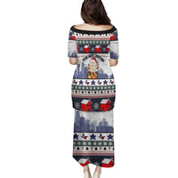 Texas Santa Christmas Family Matching Puletasi and Hawaiian Shirt Xmas Holiday Patterns - Wonder Print Shop