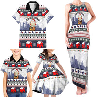 Texas Santa Christmas Family Matching Tank Maxi Dress and Hawaiian Shirt Xmas Holiday Patterns - Wonder Print Shop