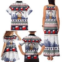 Texas Santa Christmas Family Matching Tank Maxi Dress and Hawaiian Shirt Xmas Holiday Patterns - Wonder Print Shop