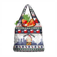 Texas Santa Christmas Grocery Bag Xmas Holiday Patterns - Wonder Print Shop