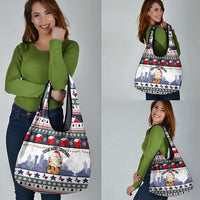 Texas Santa Christmas Grocery Bag Xmas Holiday Patterns - Wonder Print Shop